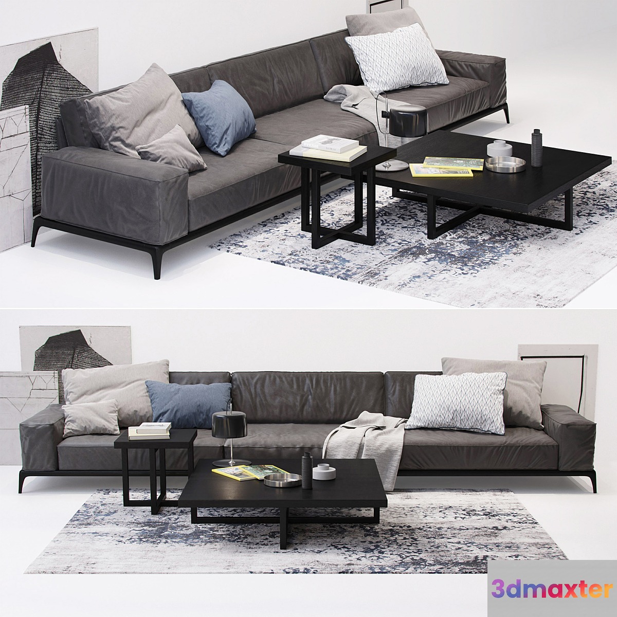 poliform park sofa 2 3D Max