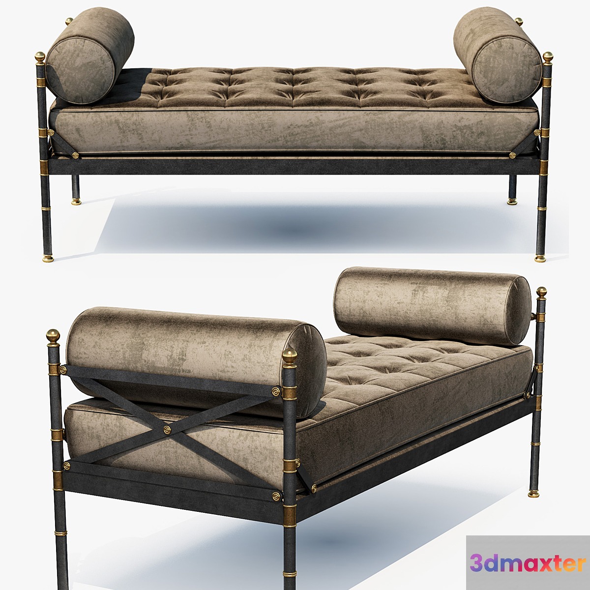 Alfonso Marina Ebanista - Loubes bench 3D Max