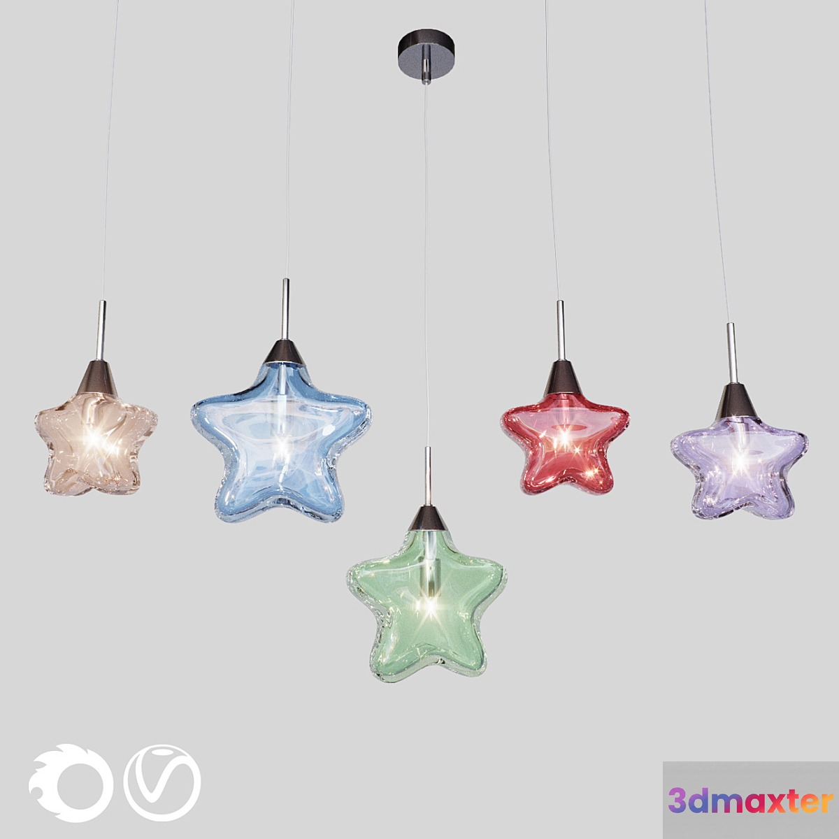 Suspended light Maytoni Modern Star