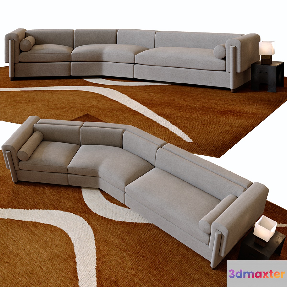 Howard sectional sofa 3D Max