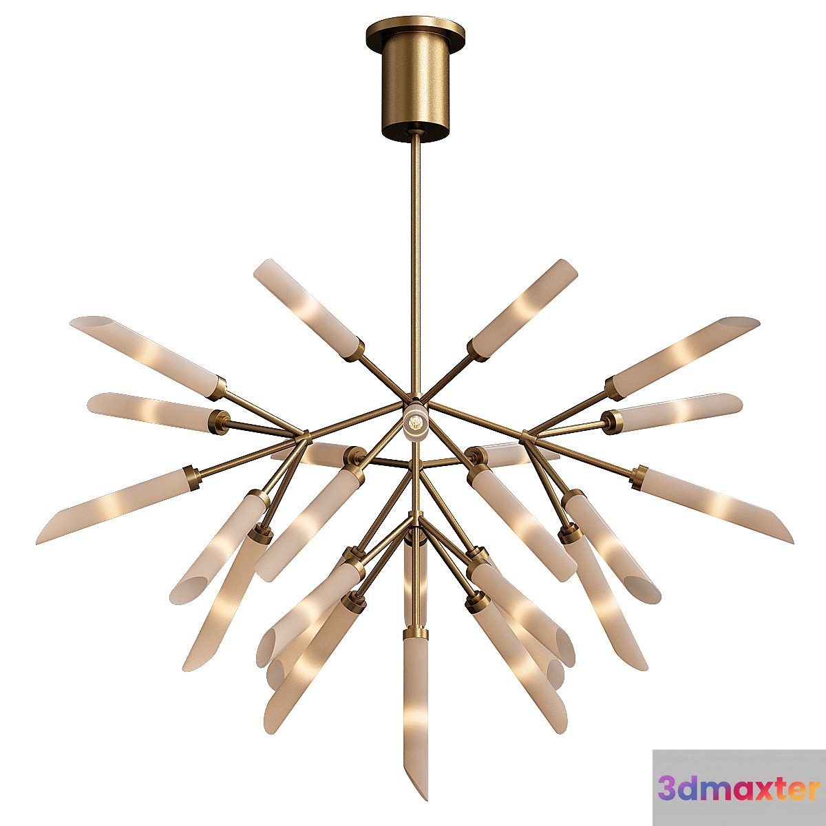 Tech Lighting Spur Grande Chandelier 3D Max