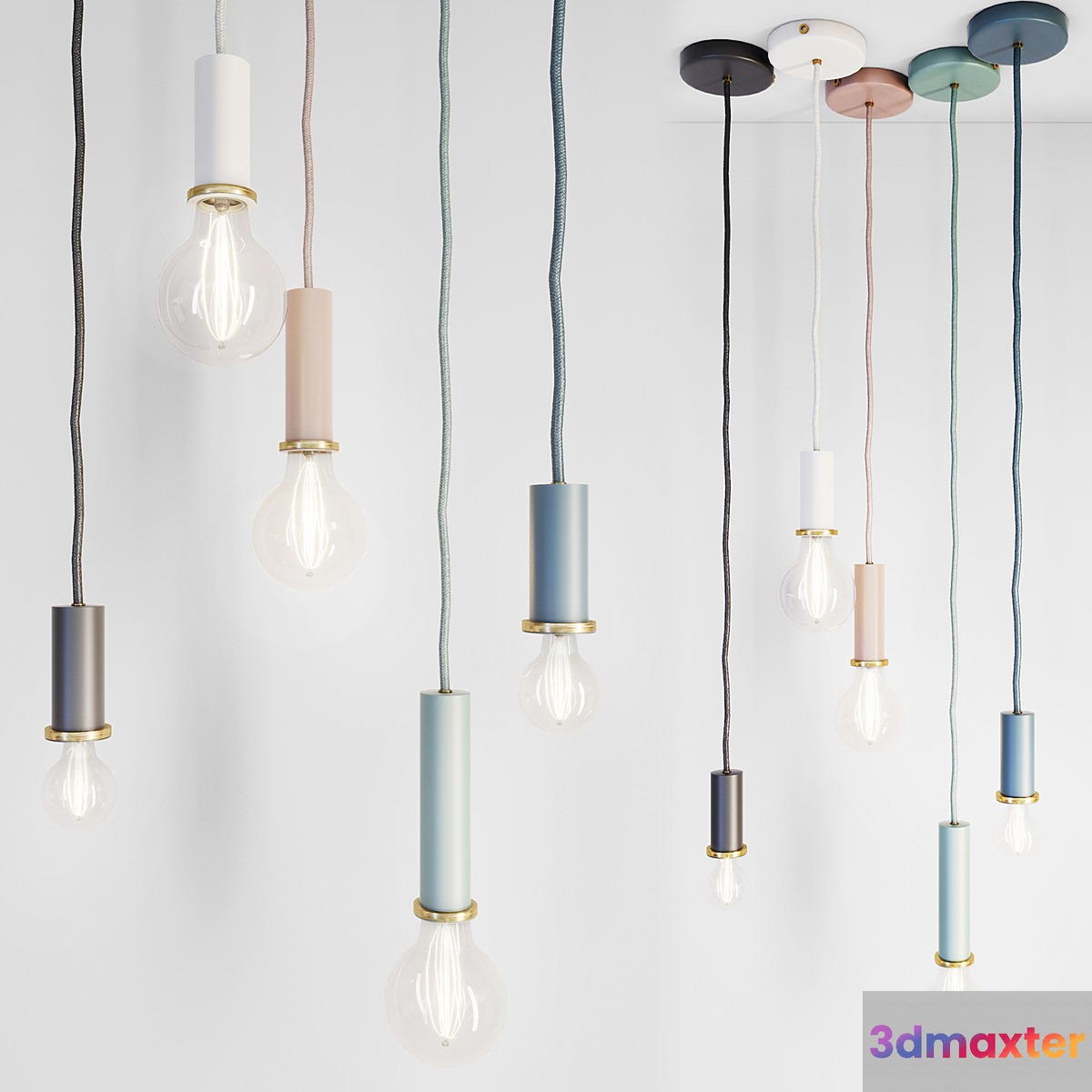 socket pendant 3D Max