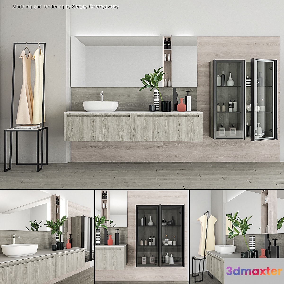 Bathroom furniture set Rush 3D Max