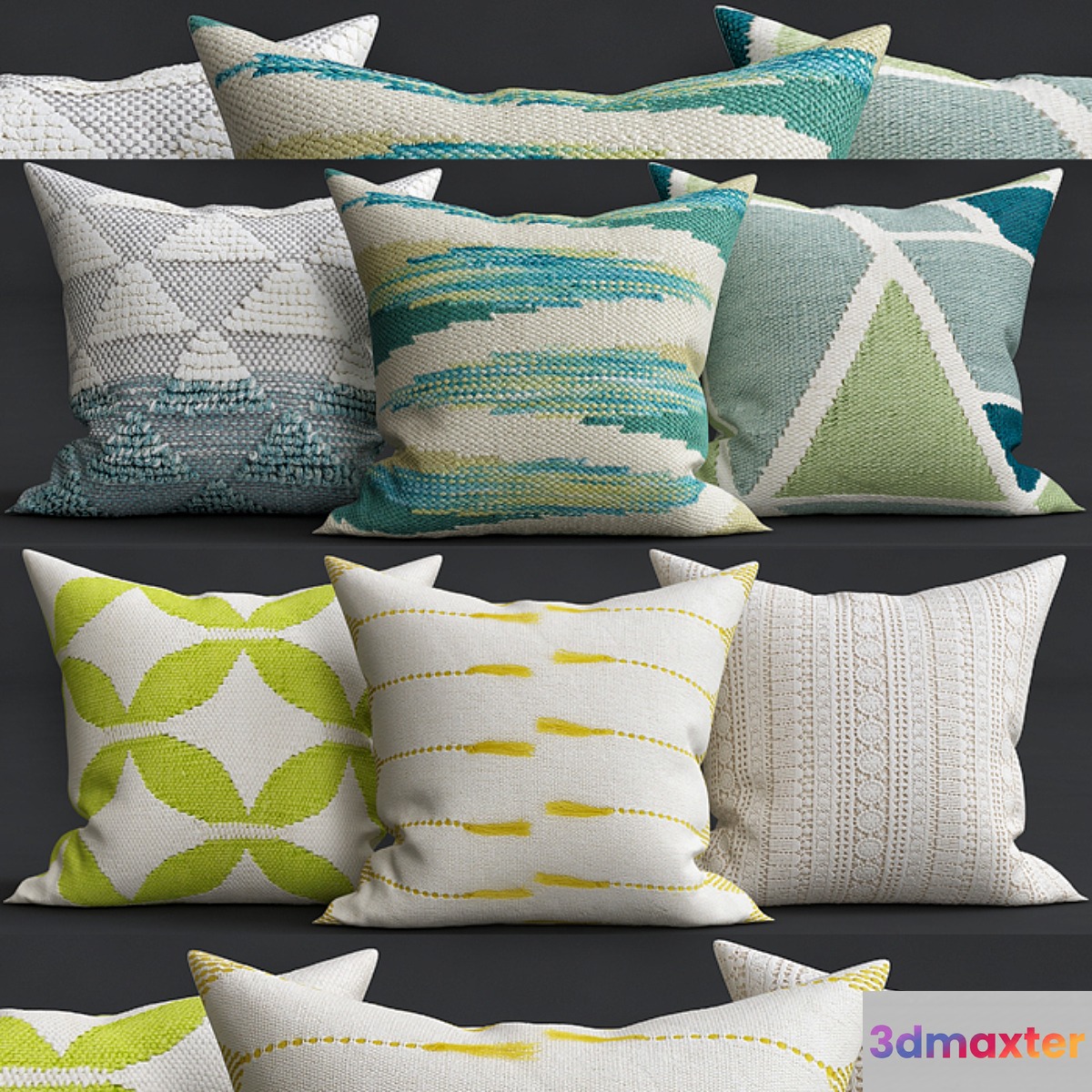 Decorative Pillows - No.14 3D Max