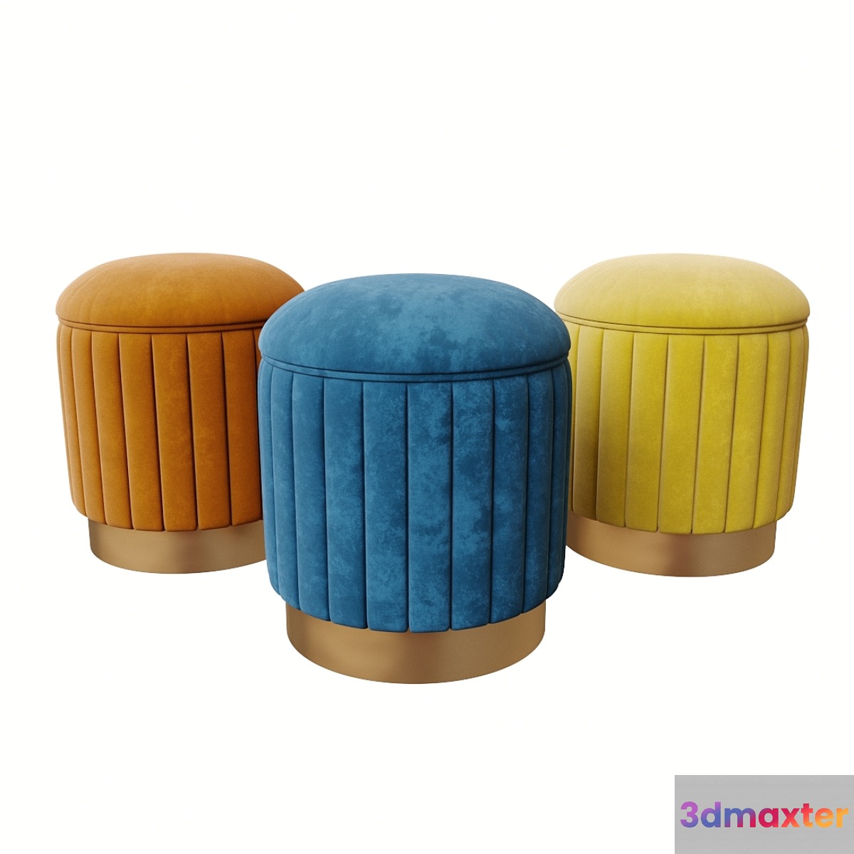 Eichholtz Stool Allegra 3D Max