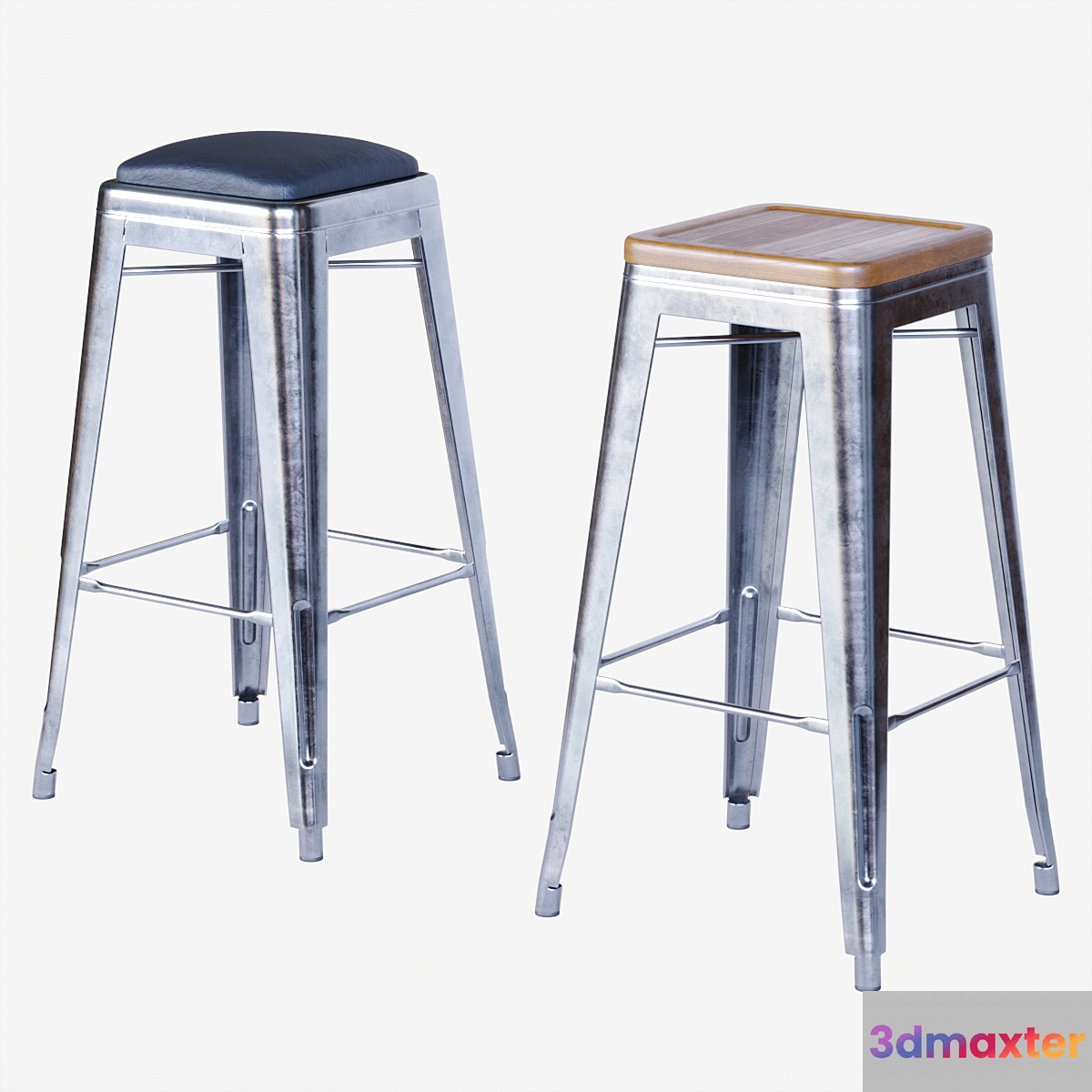 Xavier Pauchard Tolix Stools - No.4