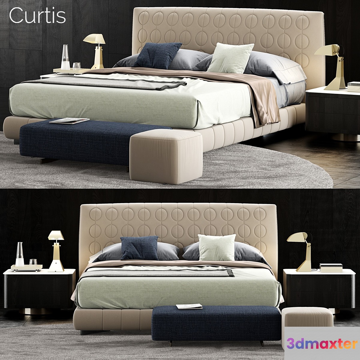 Minotti Curtis Bed - No.5