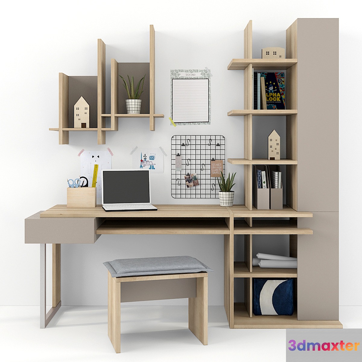 Furniture Gautie collection GRAPHIC part 02 3D Max