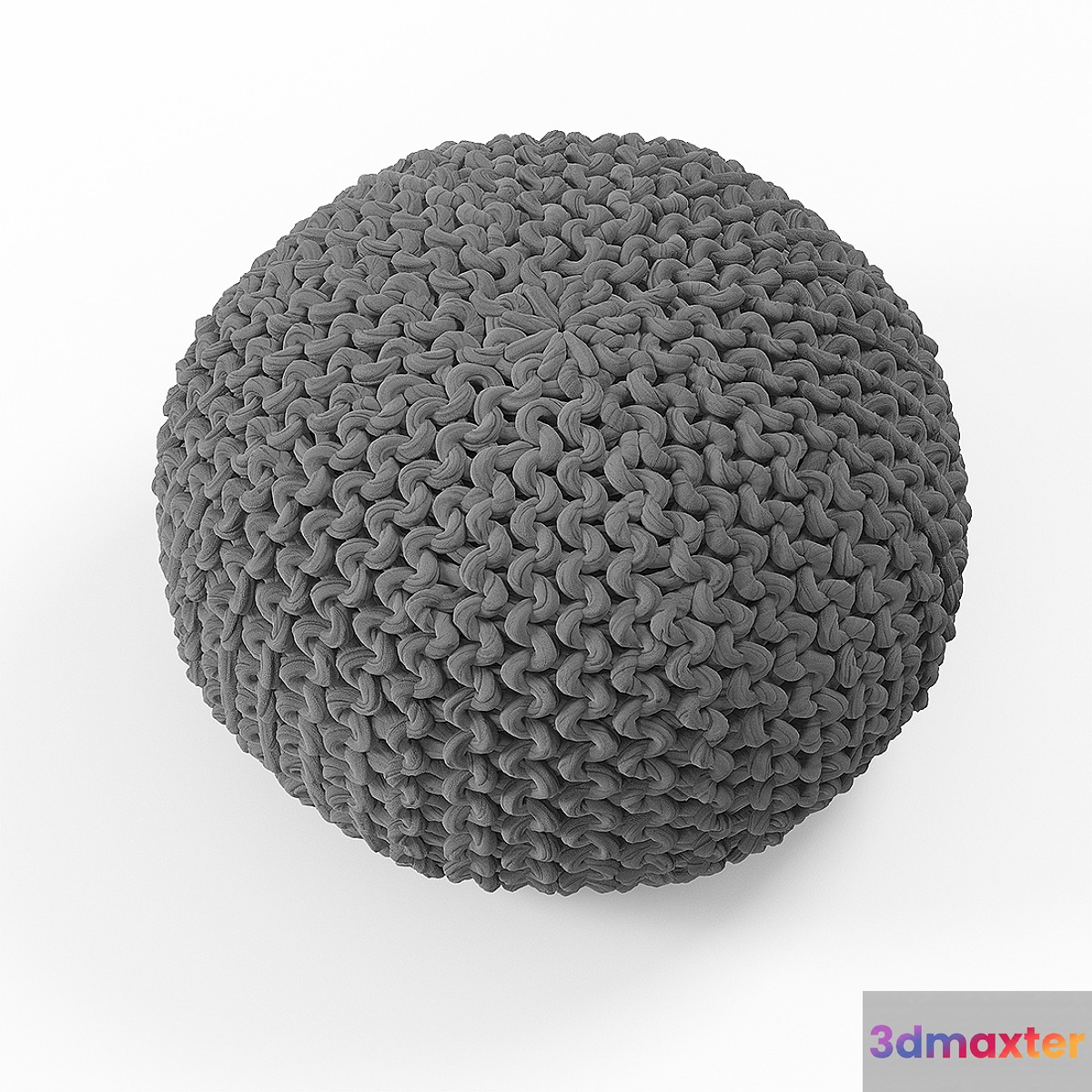Knitted Pouf 3D Max