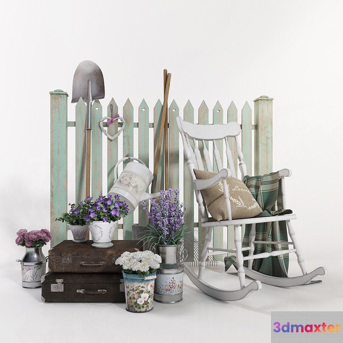 Provense garden set 3D Max