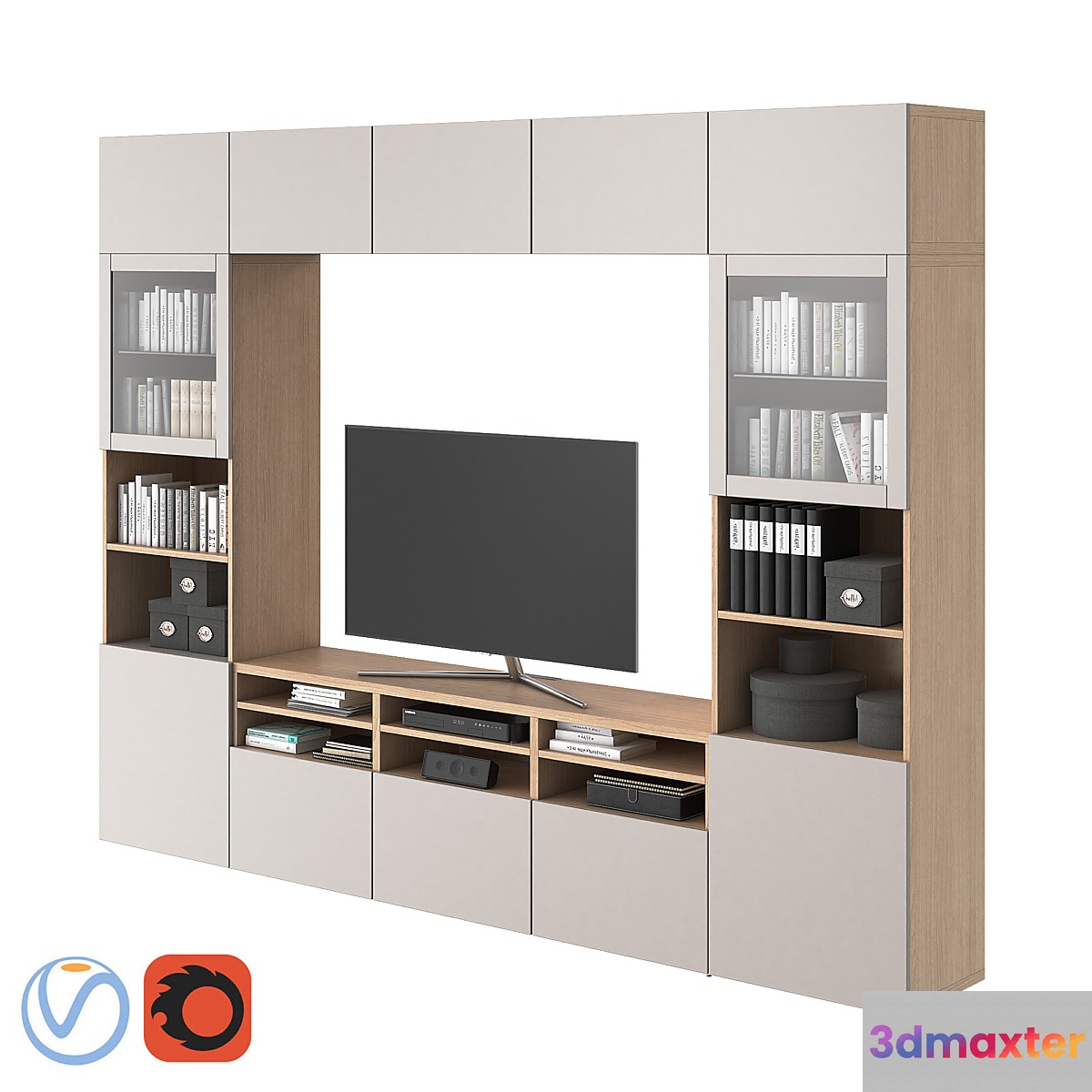 Ikea Besta 04 3D Max