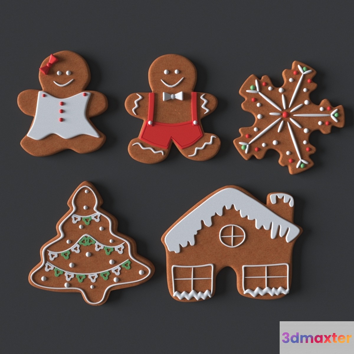 Gingerbread 3D Max