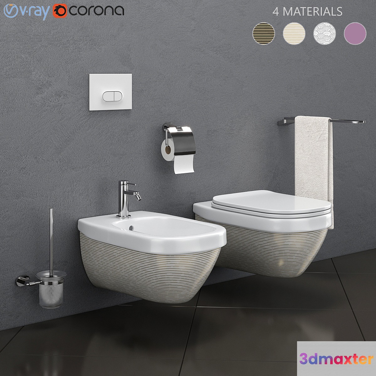 Toilet and bidet HATRIA | ABITO
