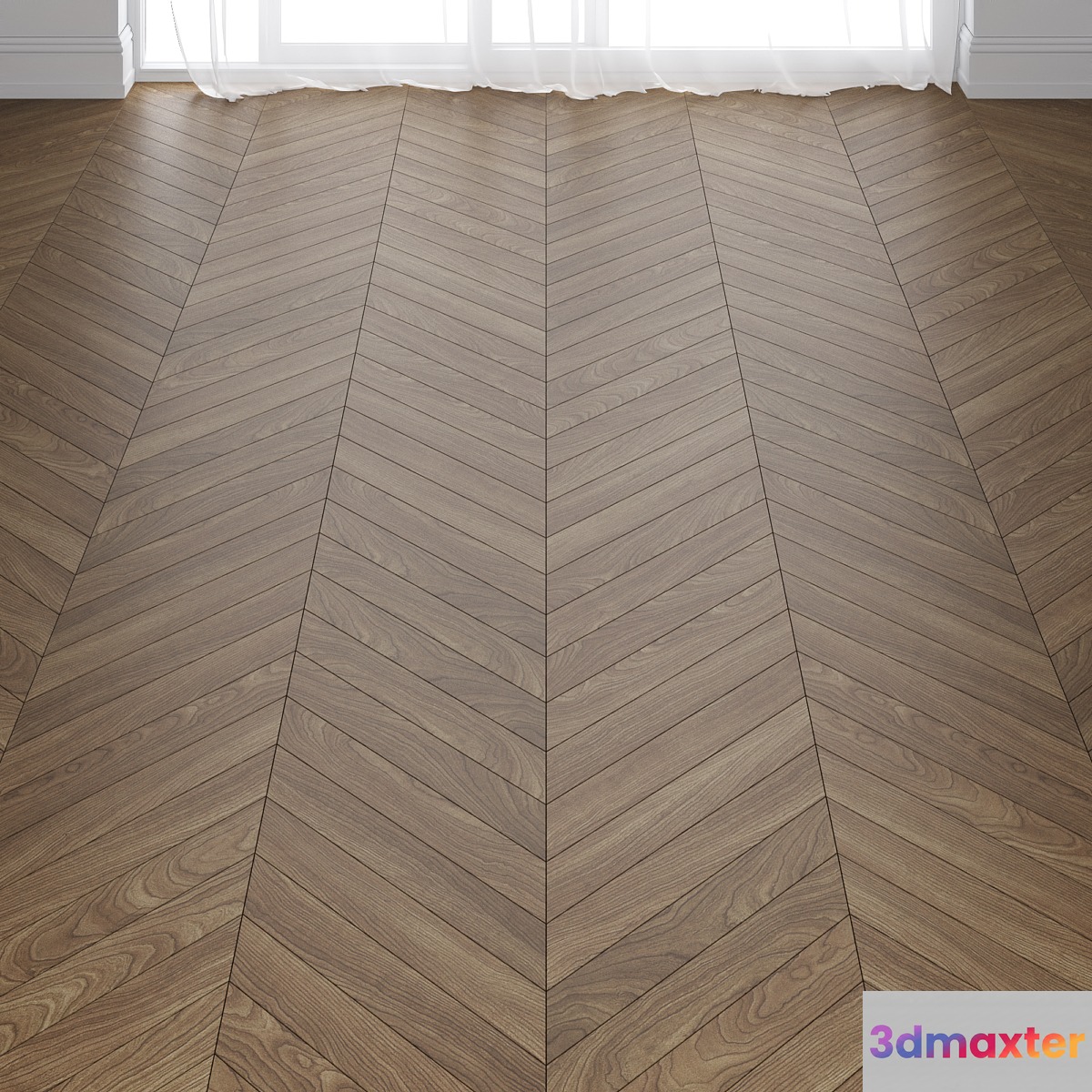 Tennessee Cherry Wood Parquet Floor in 3 types 3D Max