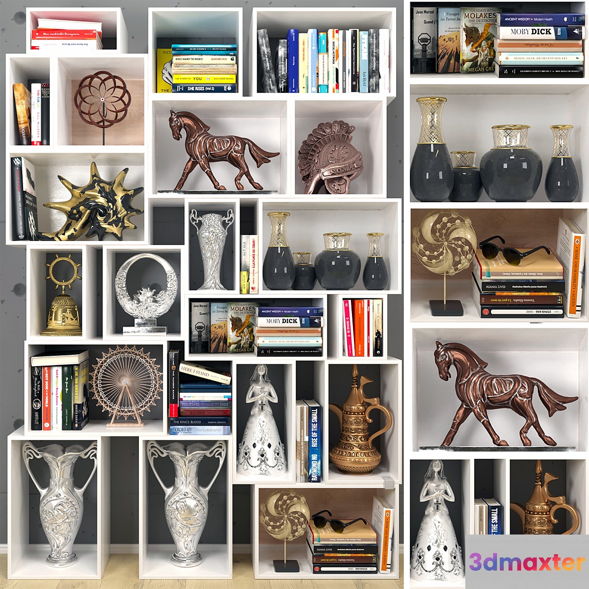 shelf collection 3D Max