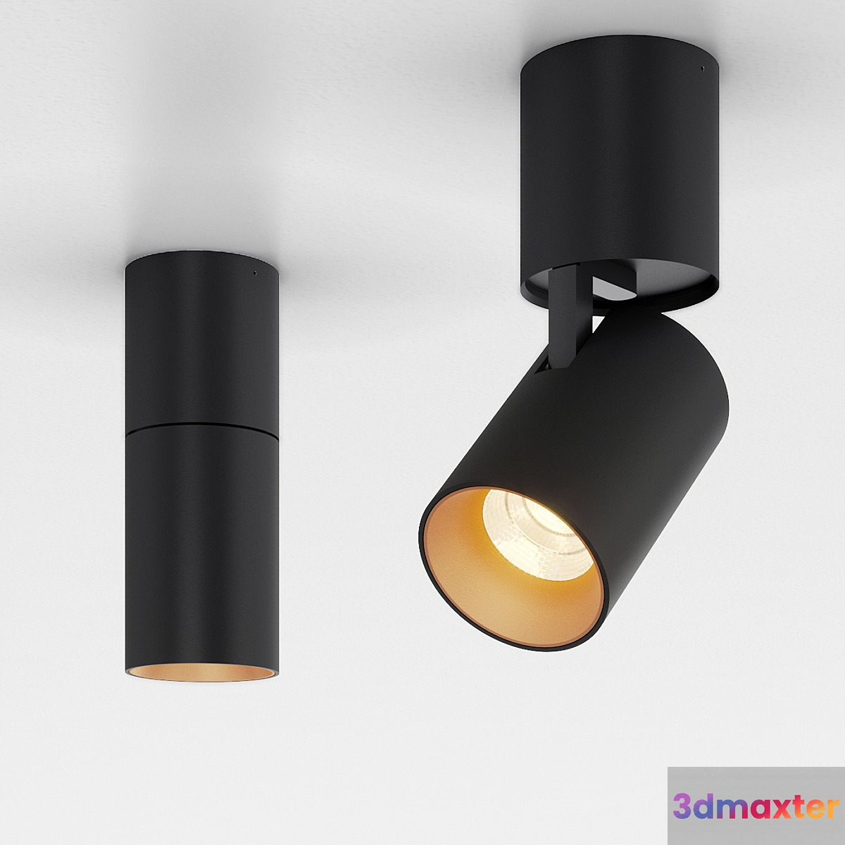 Overhead Lamp Point Light 3D Max