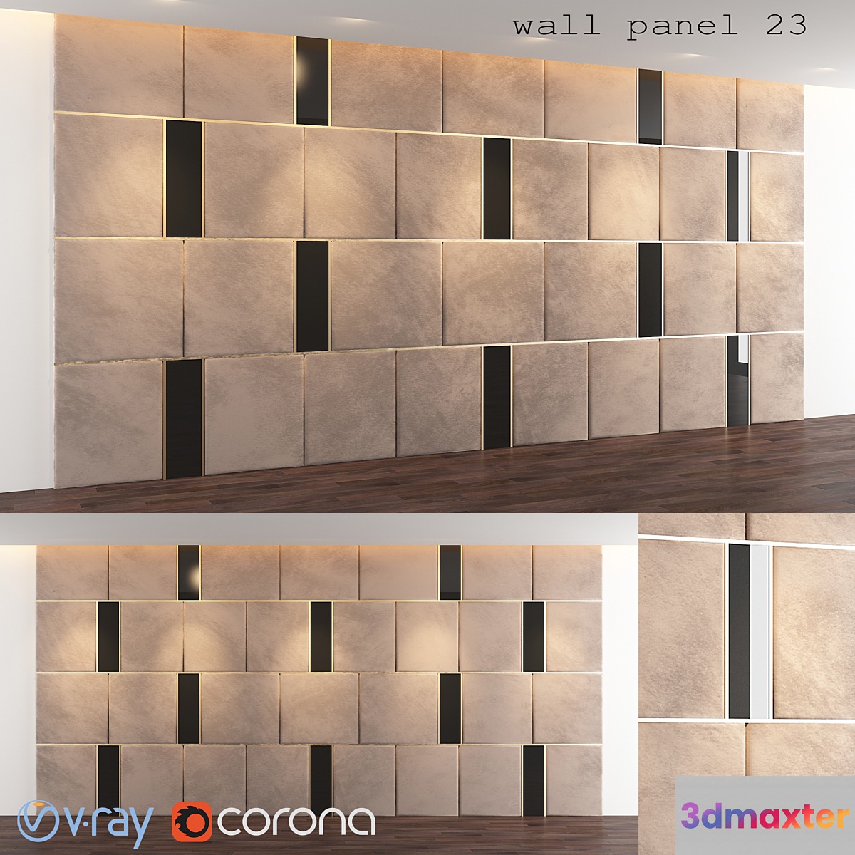 Panel 23 3D Max
