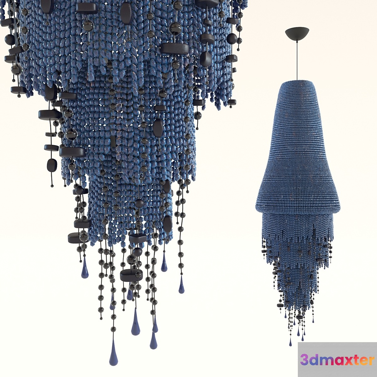 Pendant Lamp Medusa Gray 3D Max