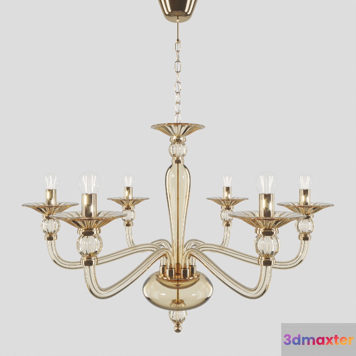 Ideal Lux Danieli Ambre SP6 3D Max