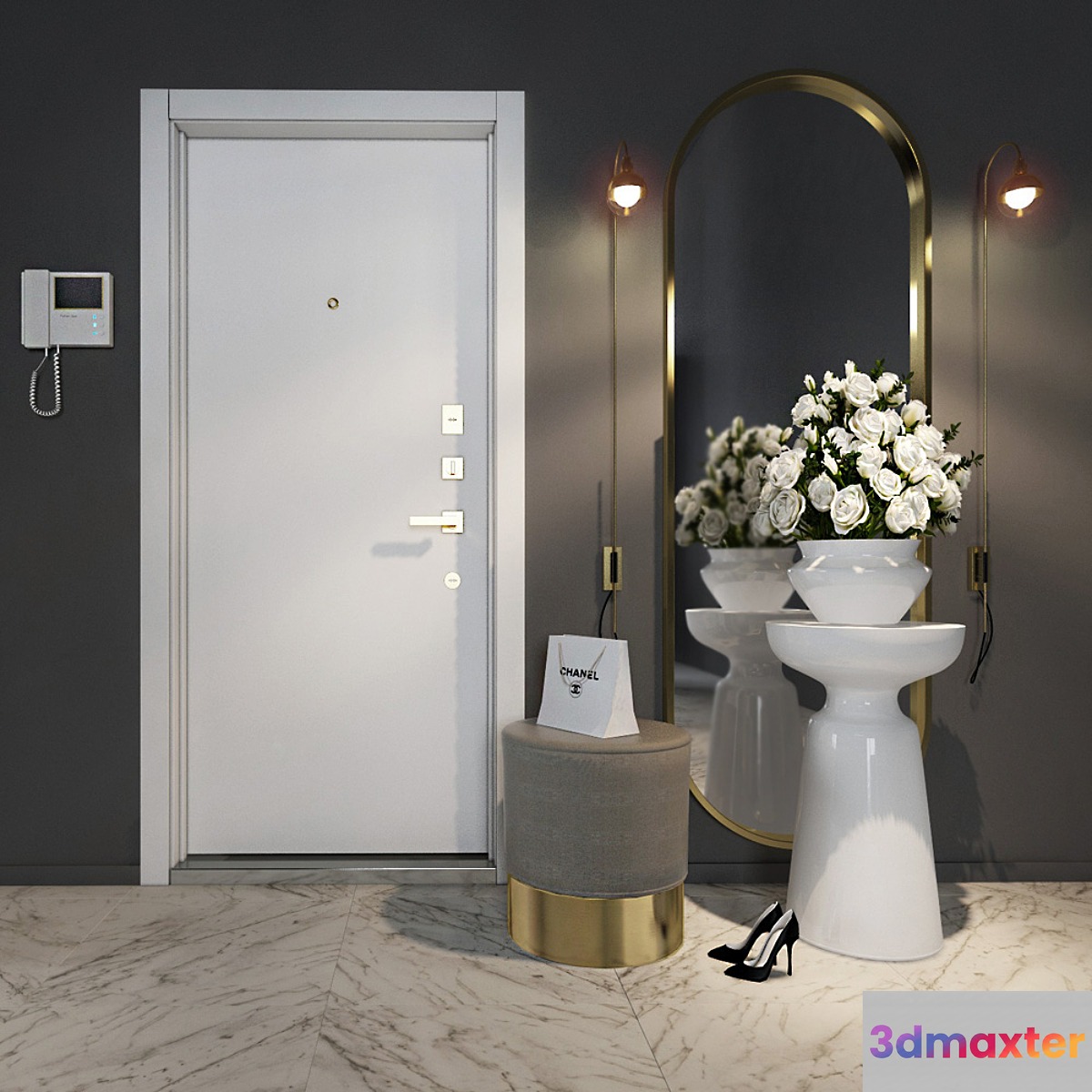 Decorative set in the hallway_1 - No.5