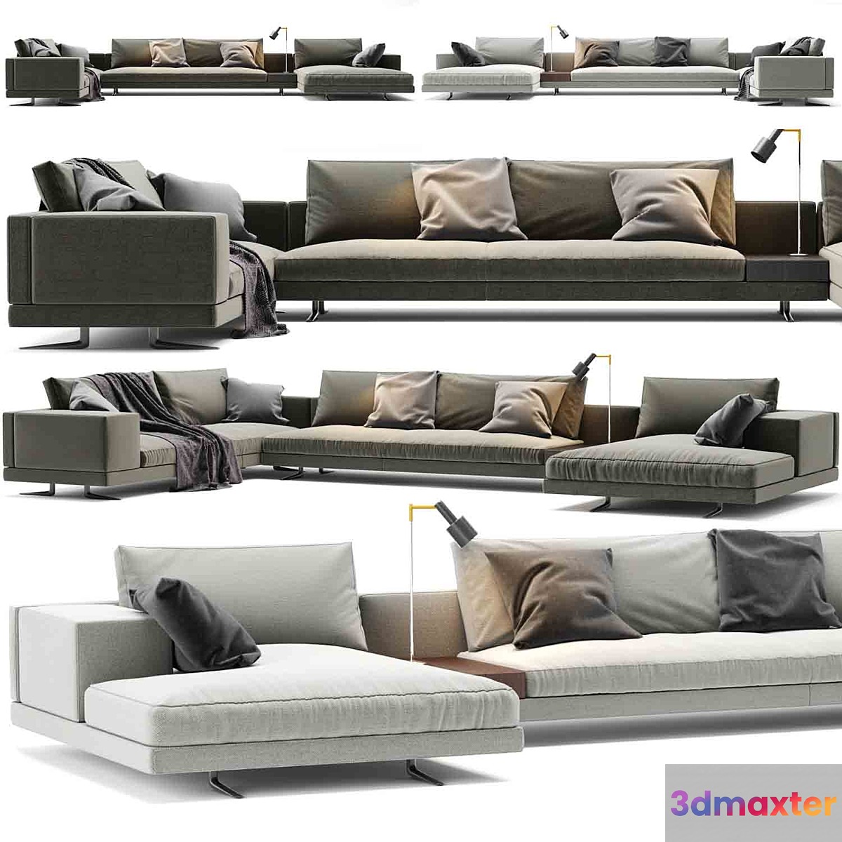 Sofa Mondrian 3D Max