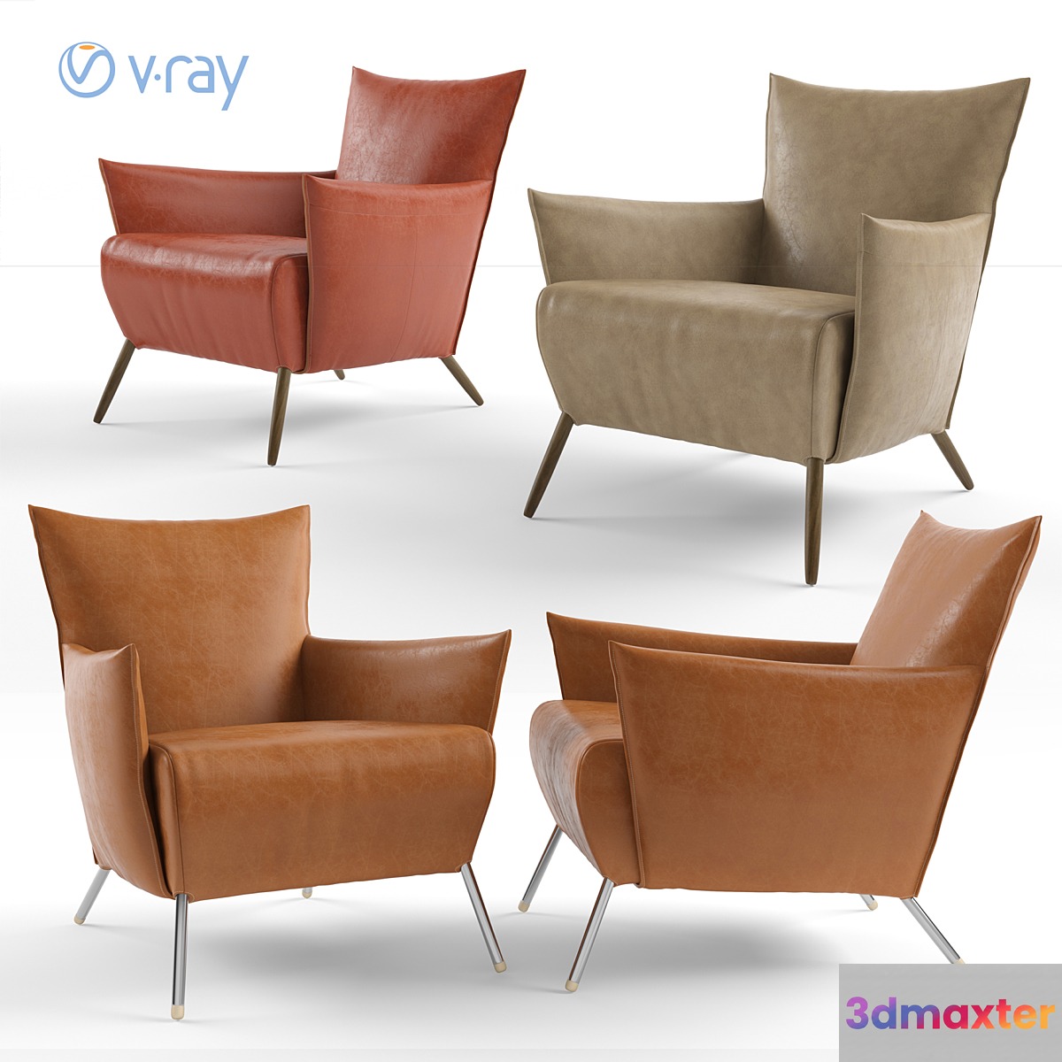 Label. Cheo Armchair. 3D Max