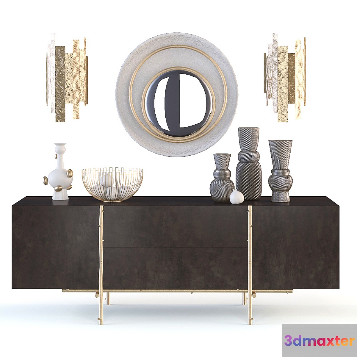 Chest of drawers and mirror Ginger & Jagger