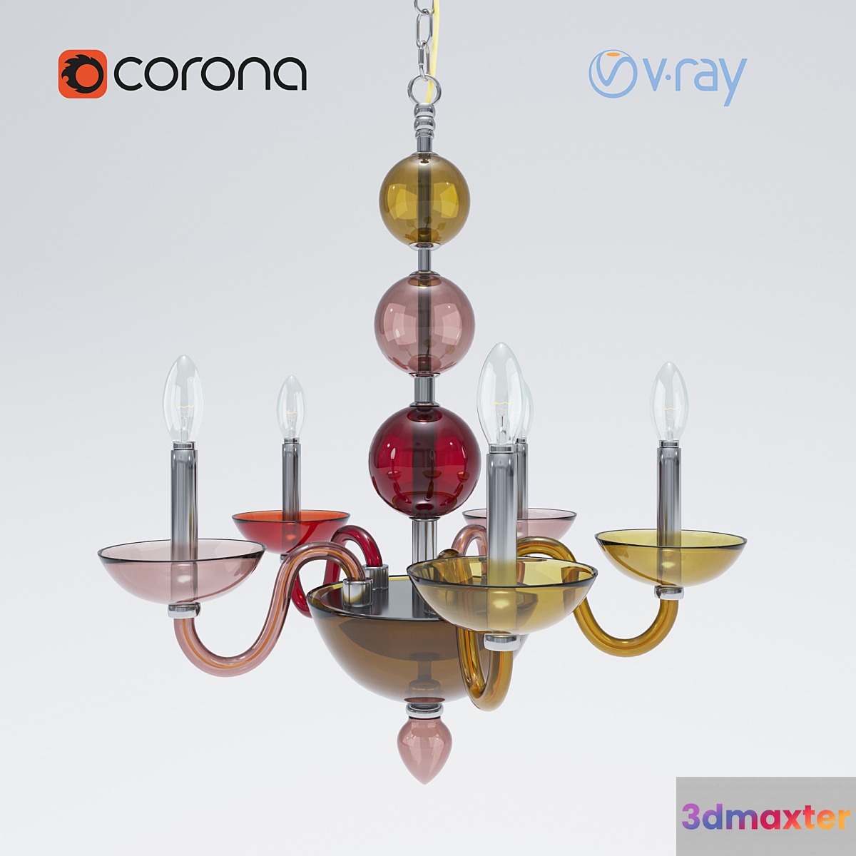 люстра lampadario 3D Max