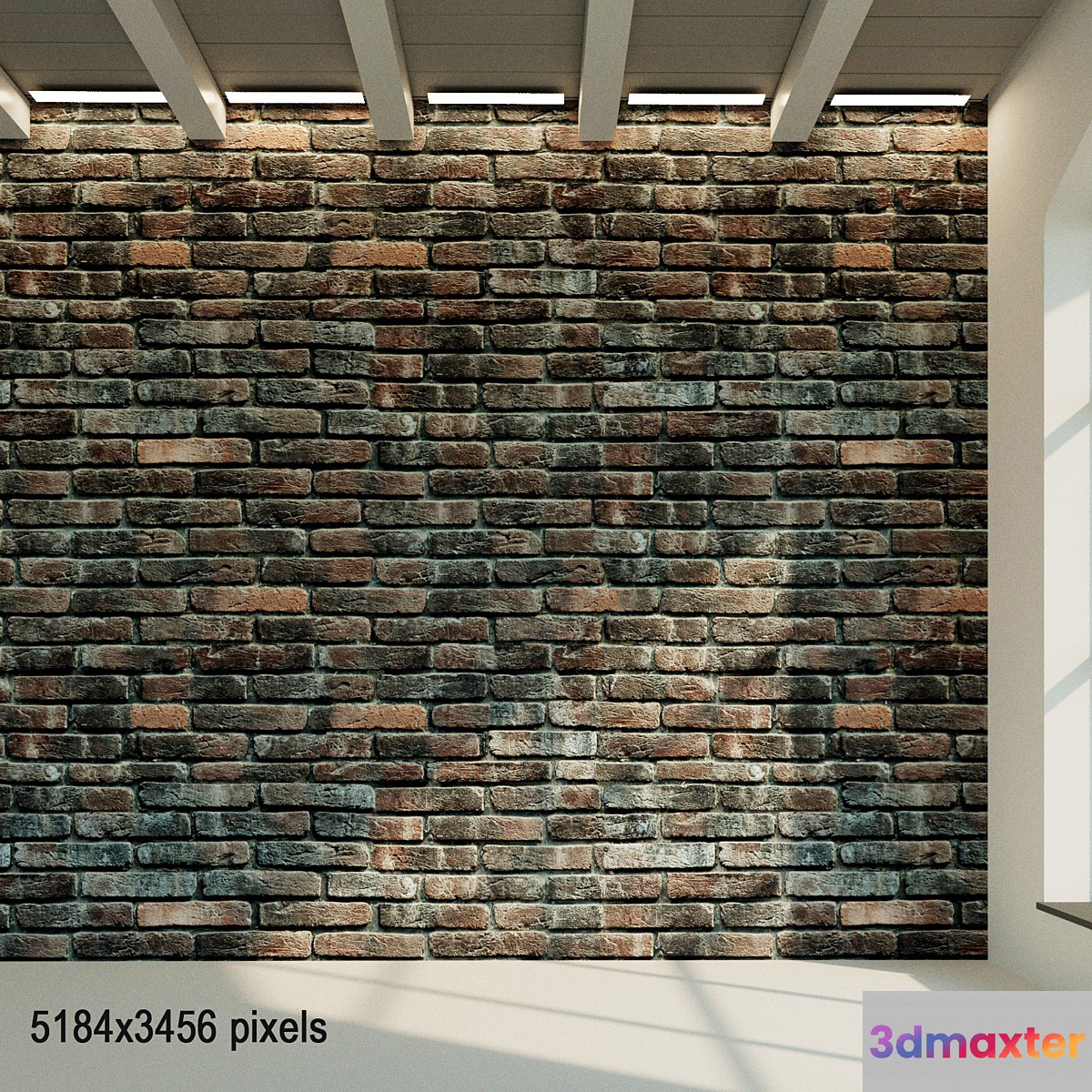 Brick wall. Old brick. 37 3D Max