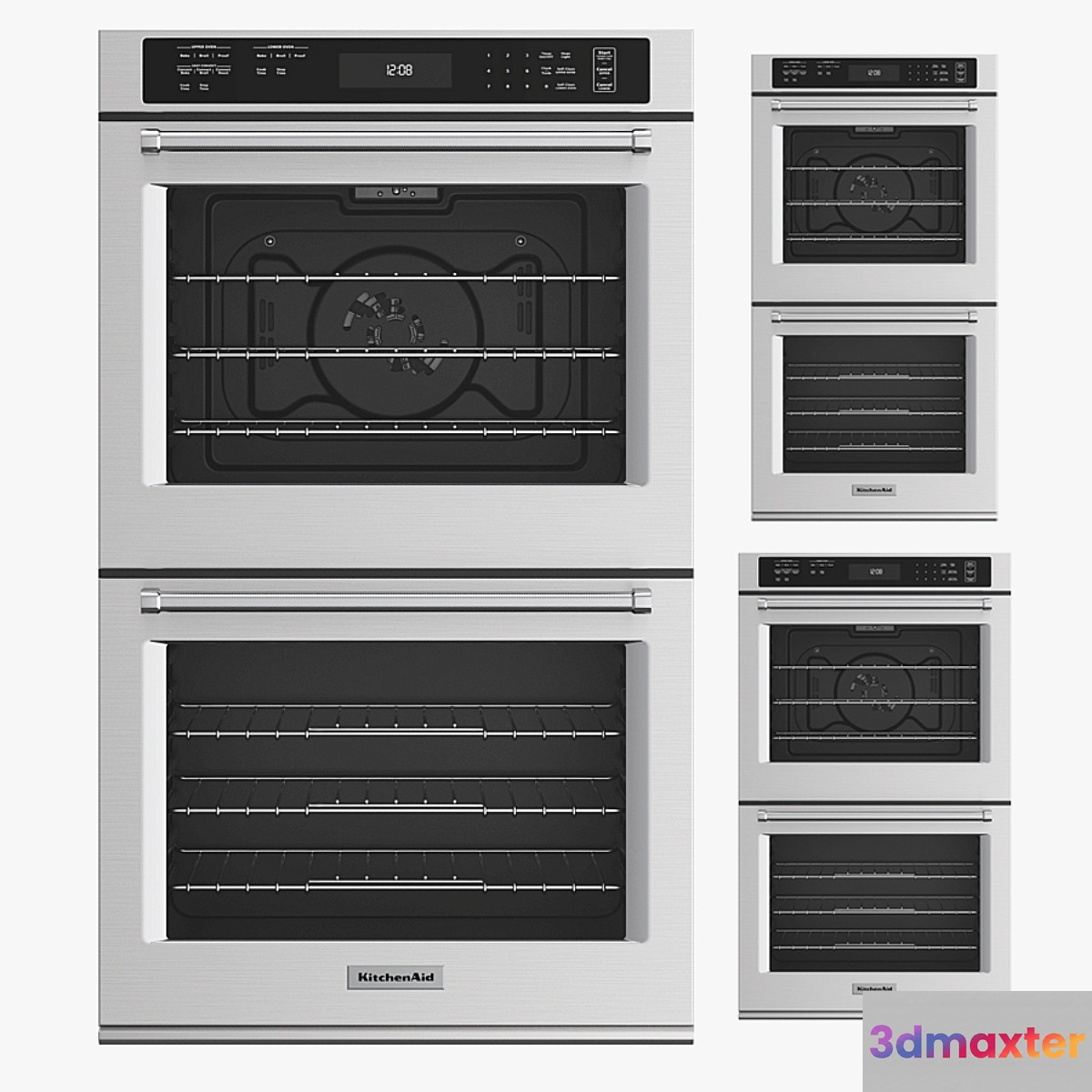 KitchenAid - Double Wall Ovens 3D Max