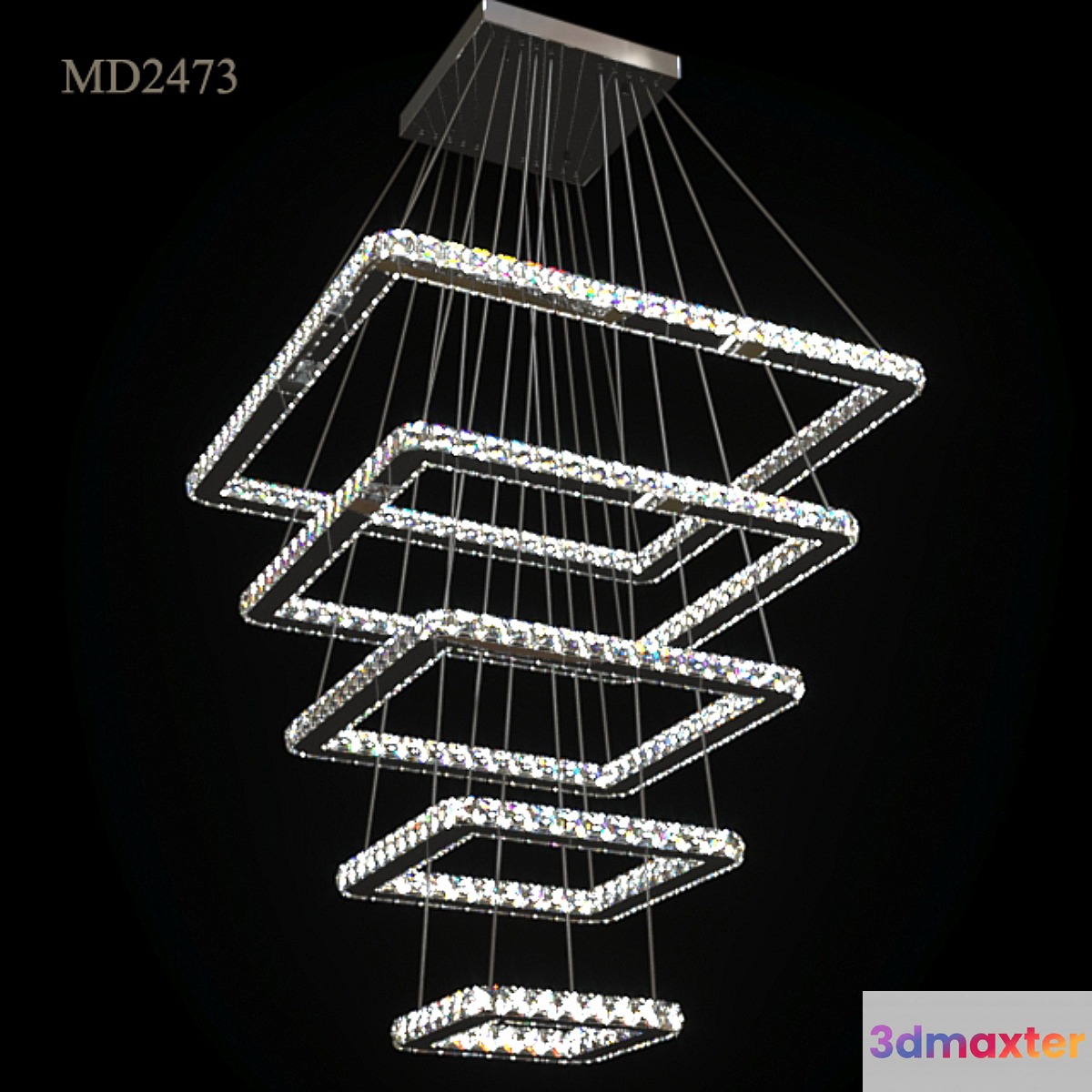 Chandelier Meerosee MD2473 3D Max