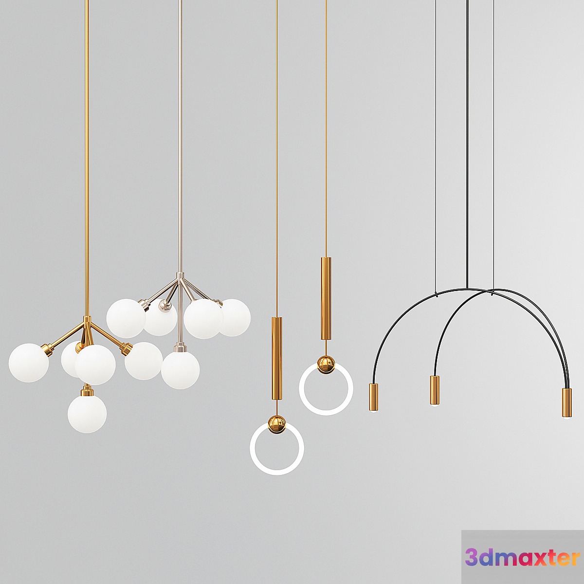 Collection of Pendant Lights - No.3 3D Max