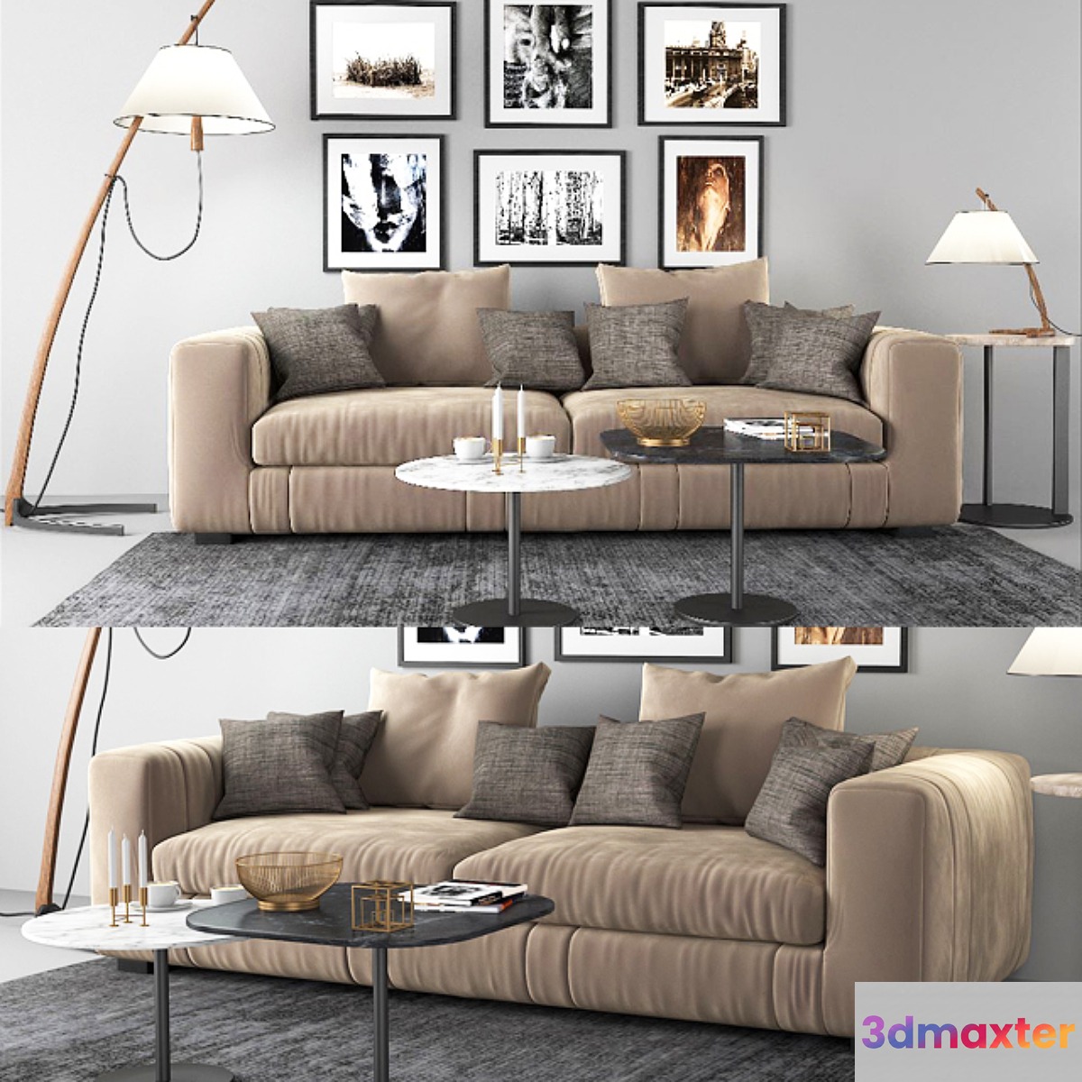 Lapo Sofa 3D Max
