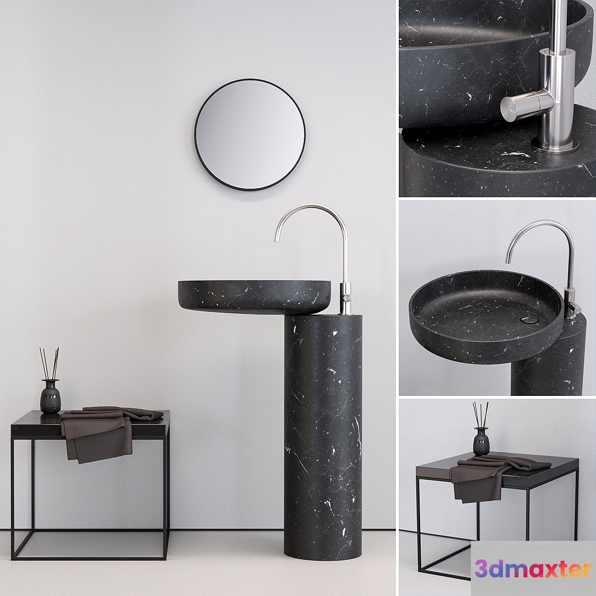 Washbasin Rexa Design O_O 3D Max