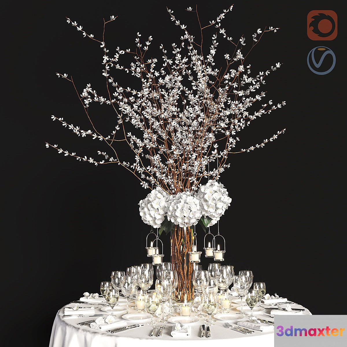 Decor for the festive table