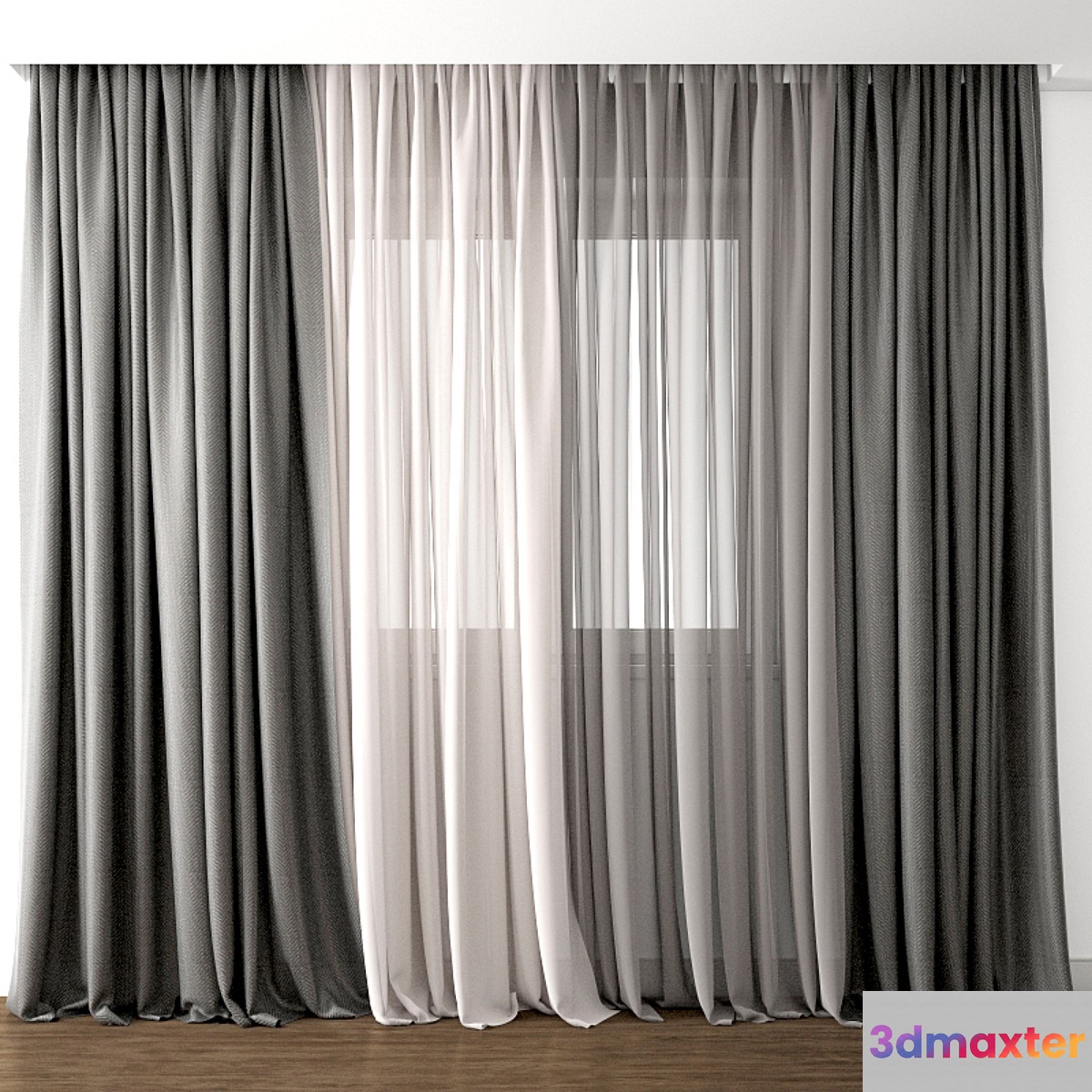 Curtain 44 3D Max