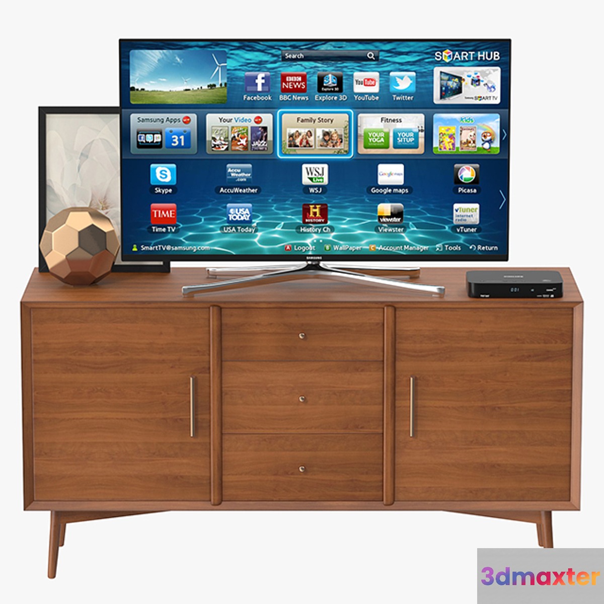 Westelm Century Media Console 57