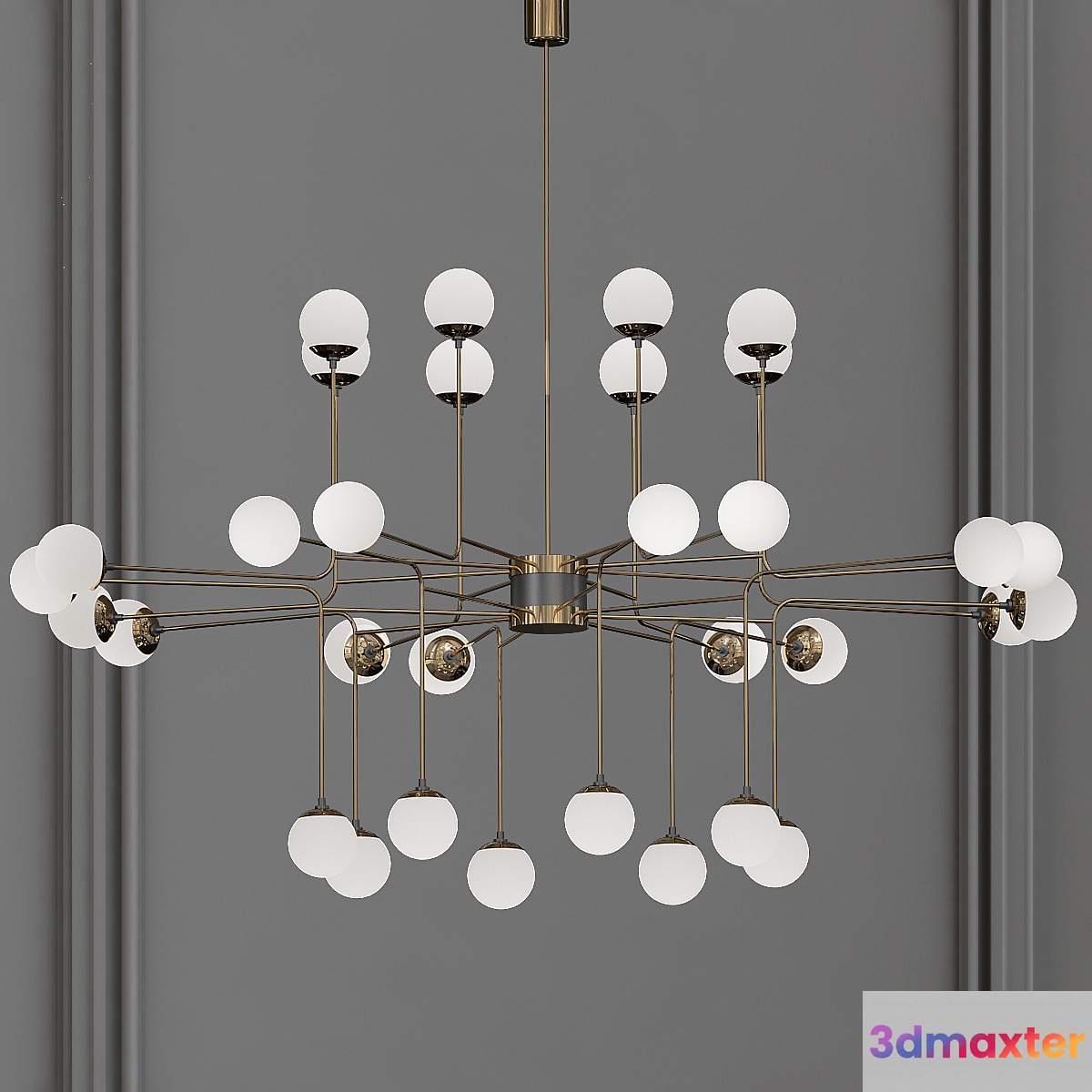 Roll & Hill Modo 10 Globe Chandelier