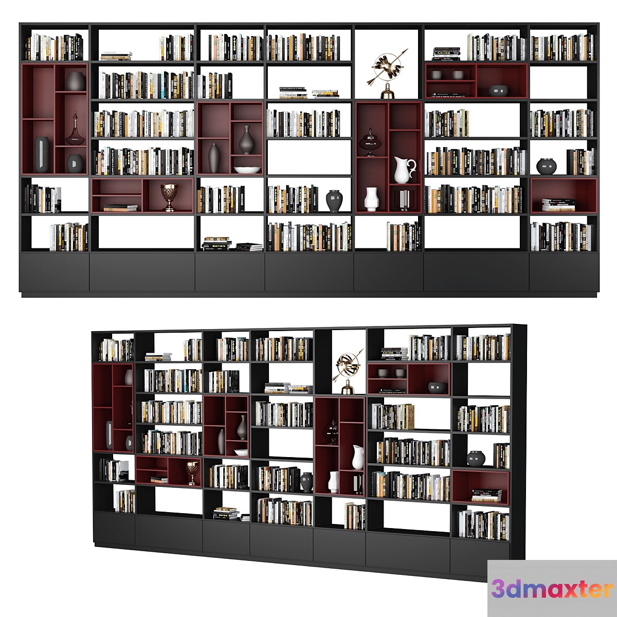 Poliform shelving 3D Max