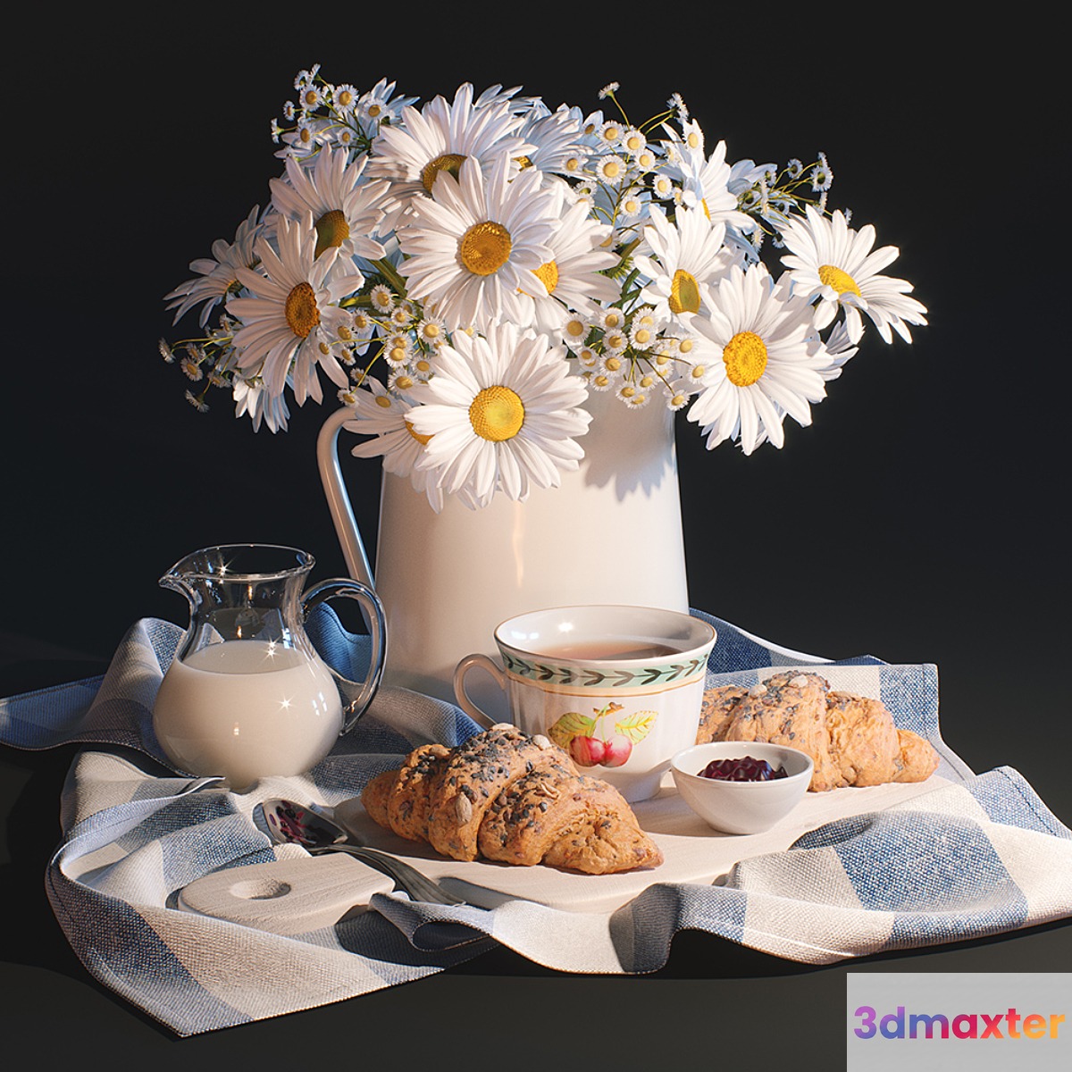 Chamomile 3D Max
