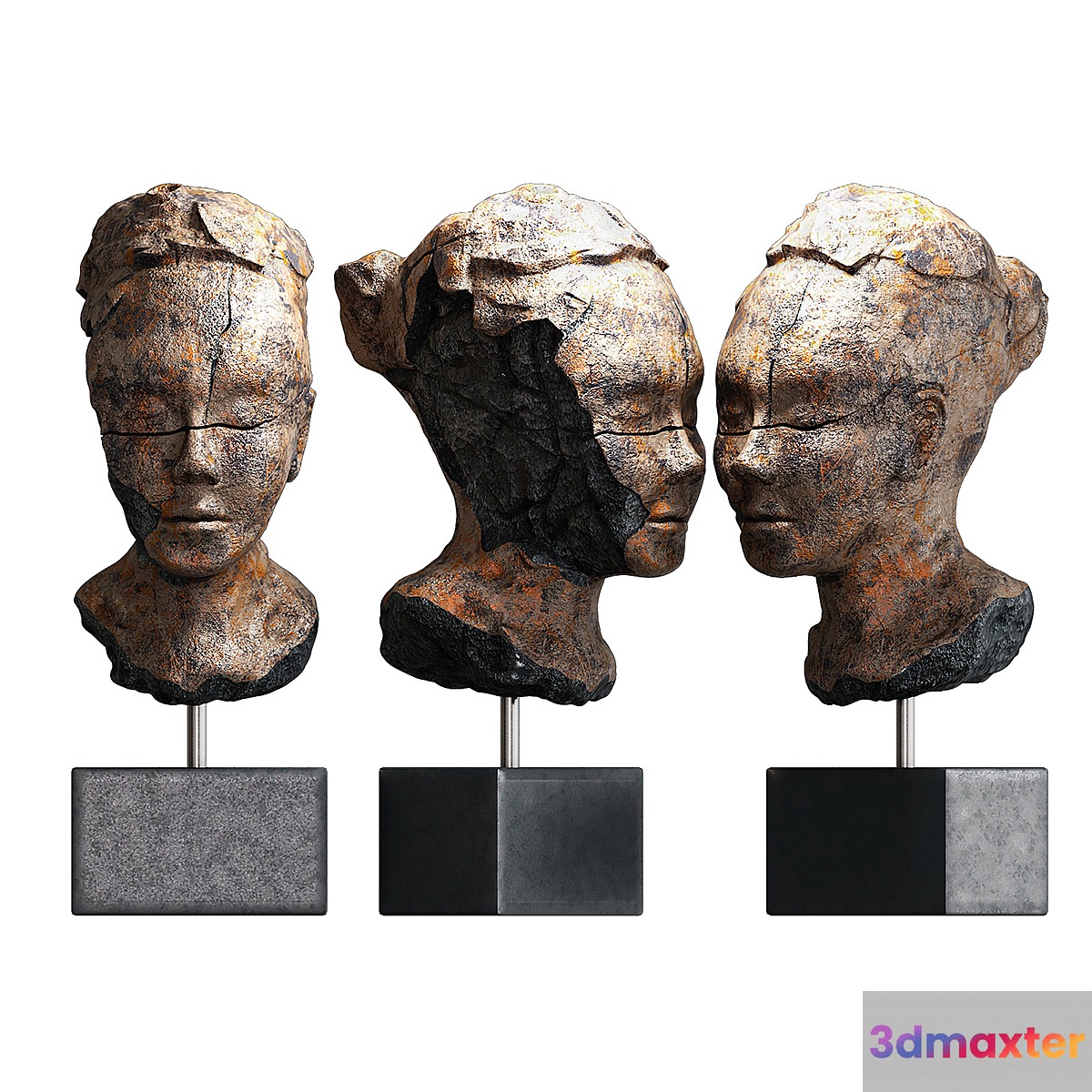 sculpture LIONEL SMIT 3D Max