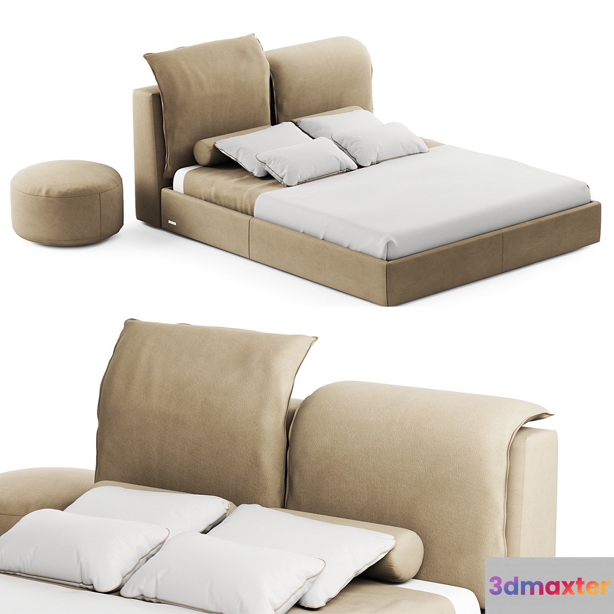 Sound Night Bed 3D Max