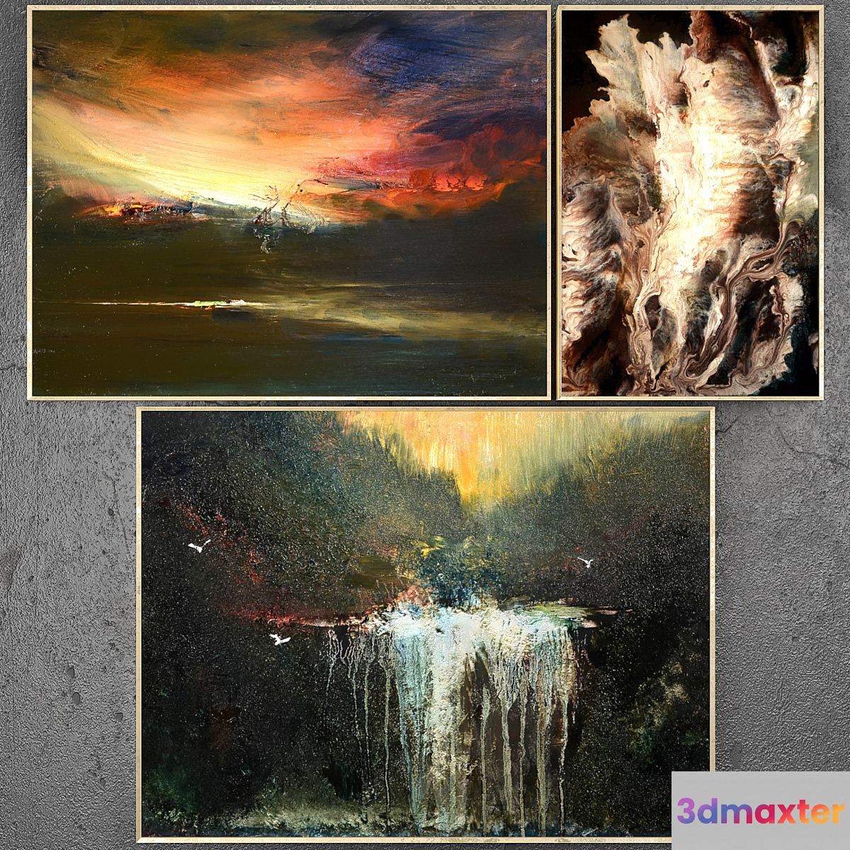 Paintings abstract | set 245
