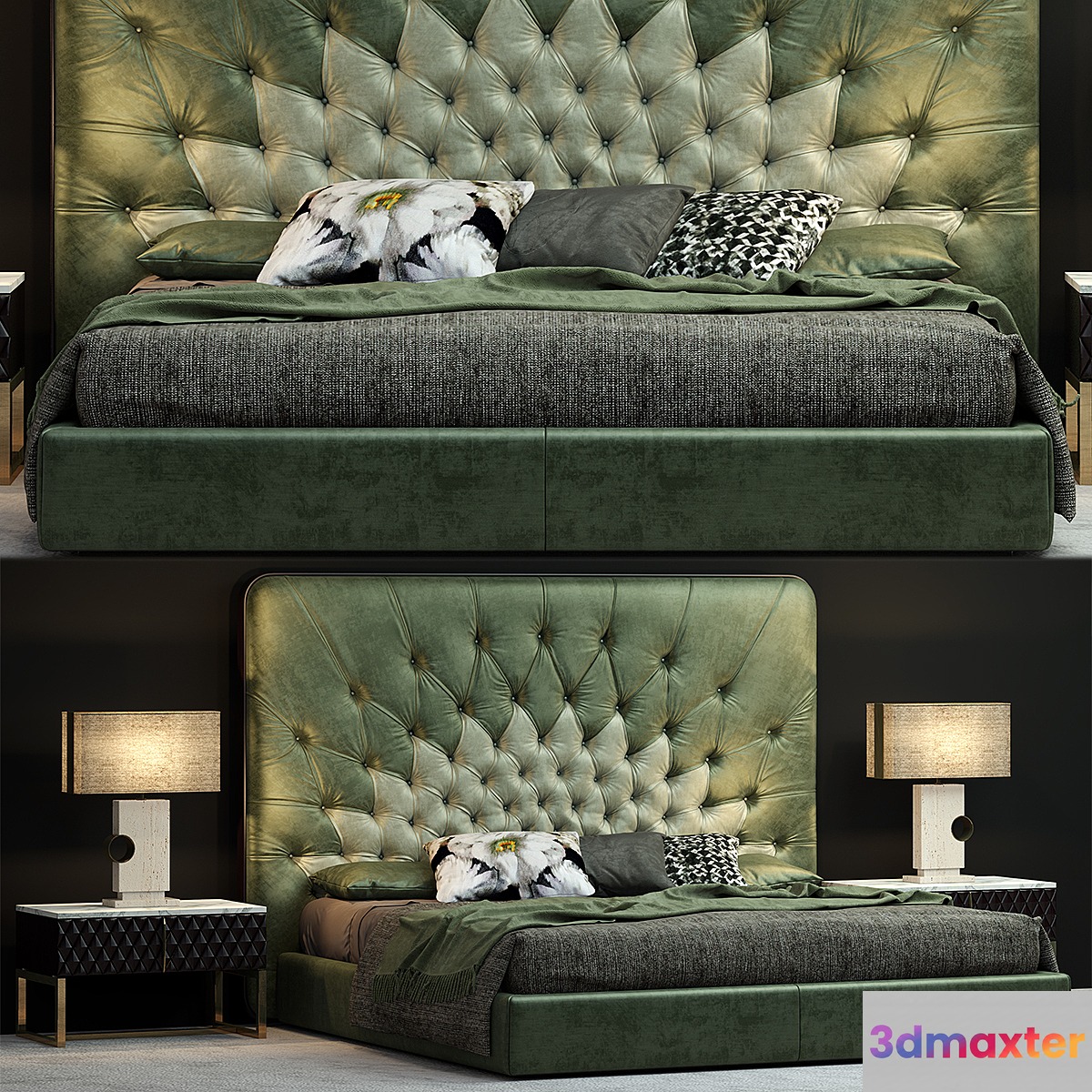 Bed OPERA CONTEMPORARY VERTIGO 3D Max