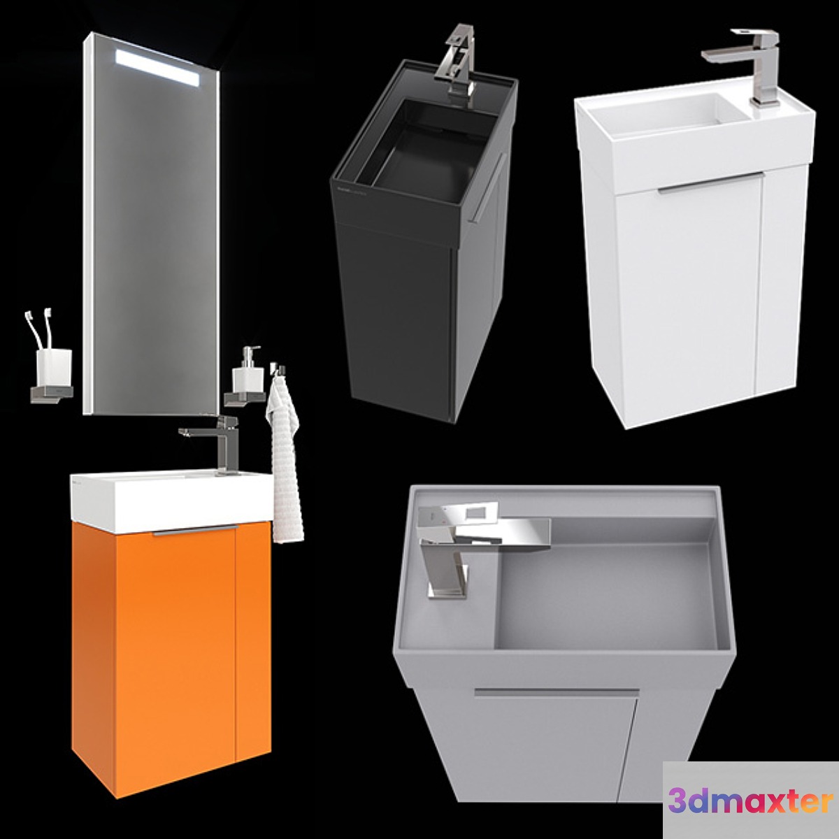 Mini-washbasin Laufen Kartell 815334 (815335). - No.4