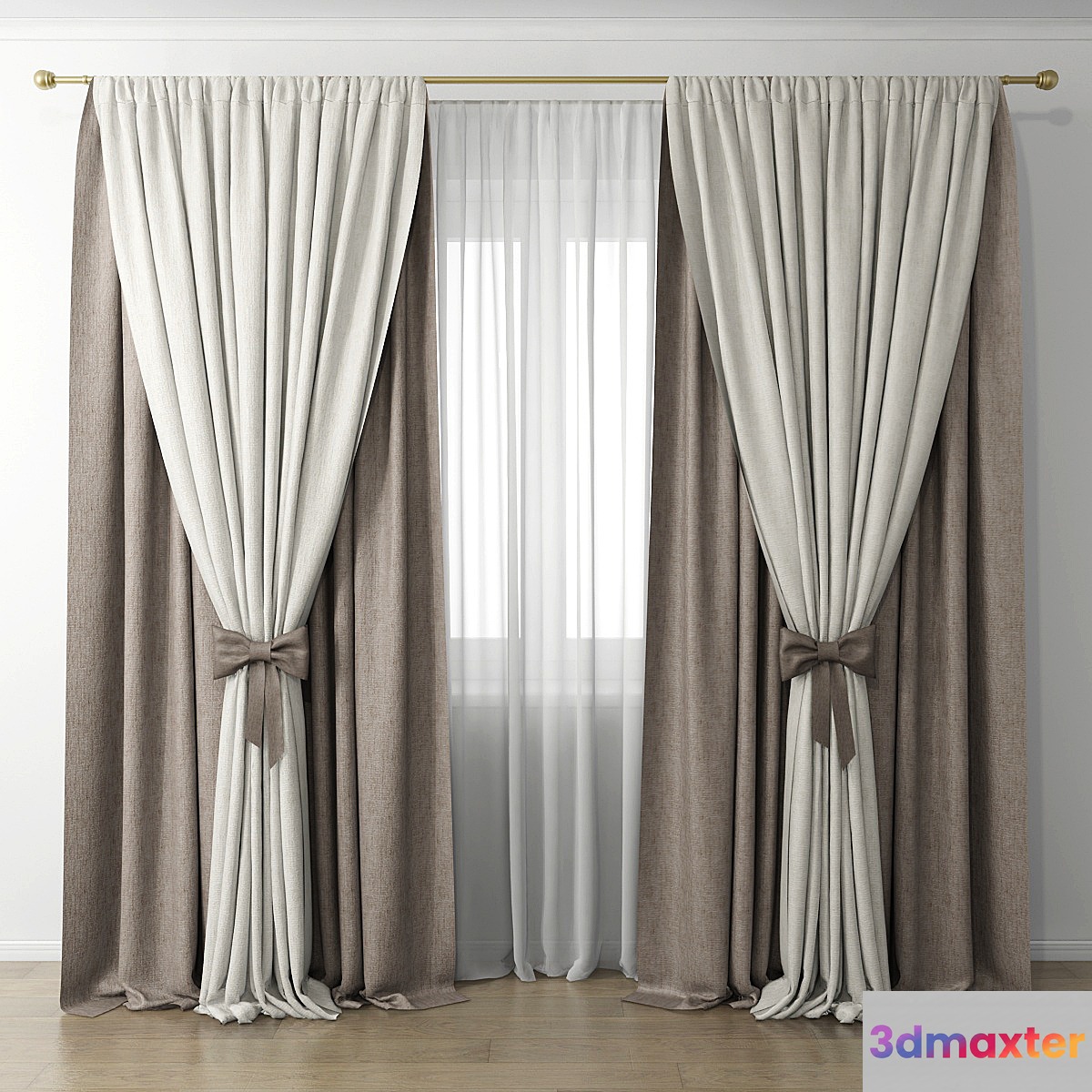 Curtain 35 3D Max