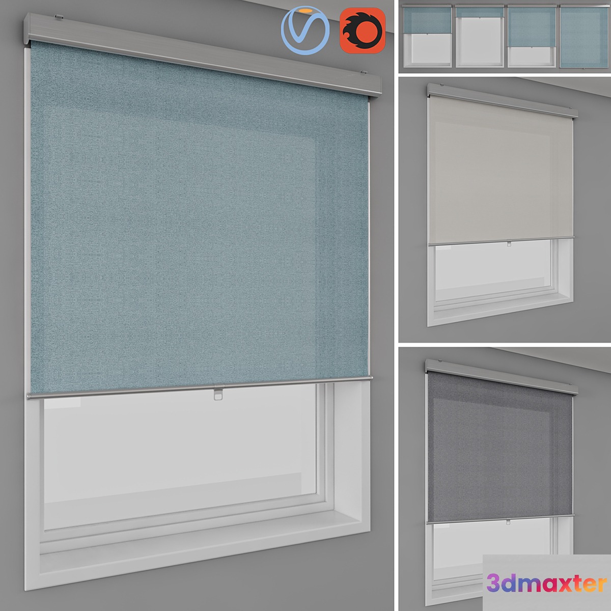 Roller blinds IKEA - TRETUR and window