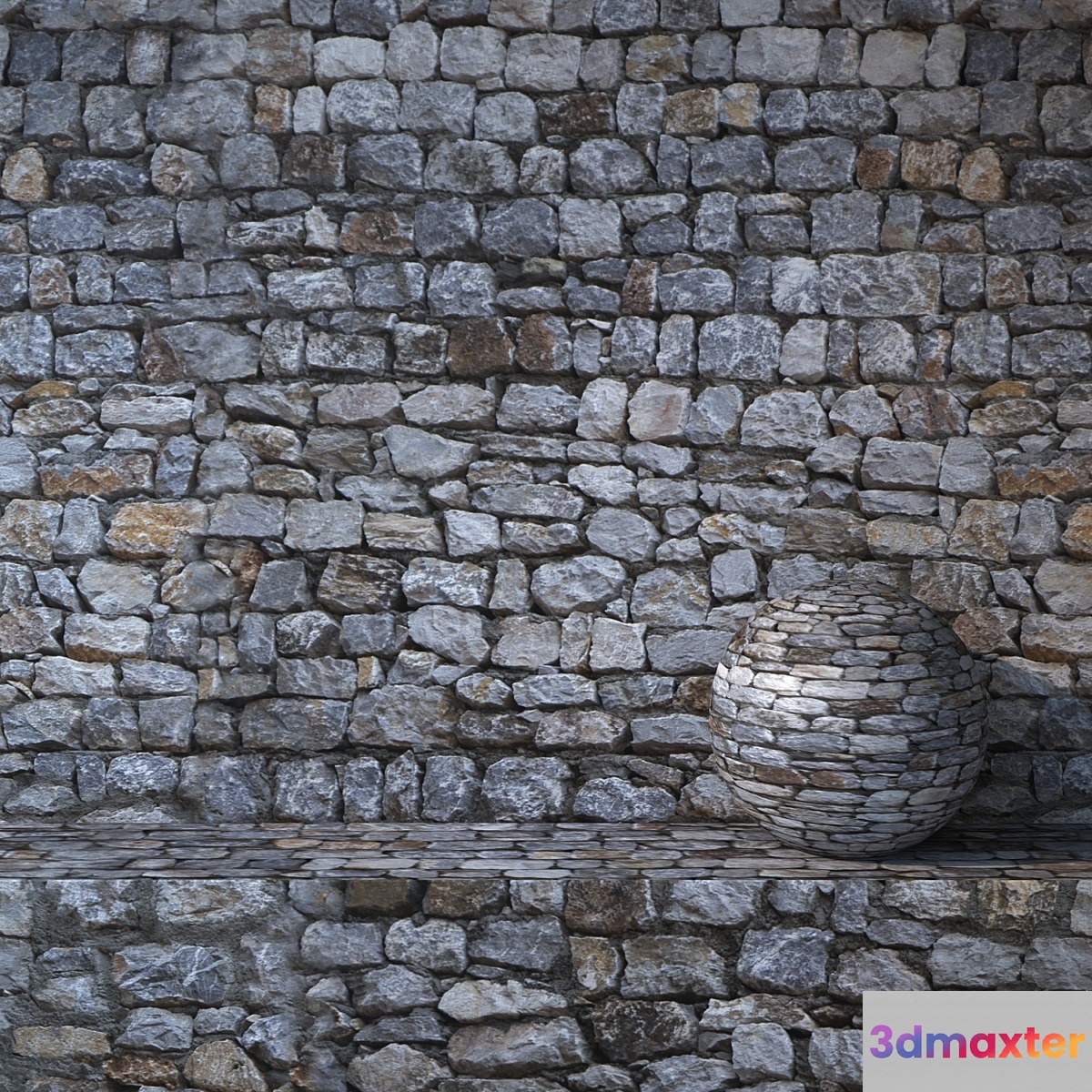 Natural stone 73 3D Max