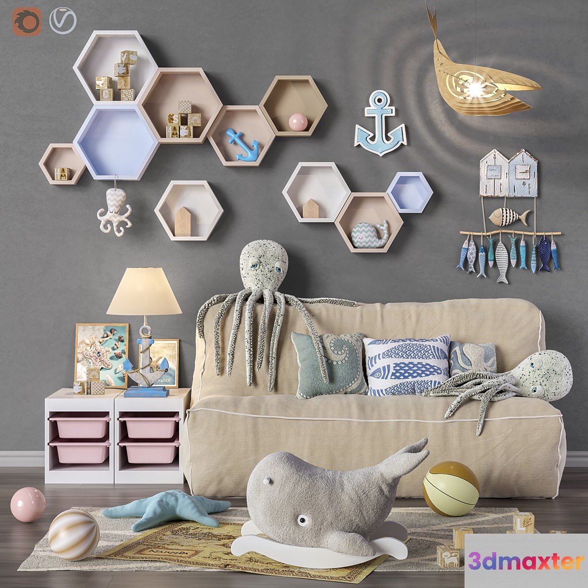 Toys and furniture set 31