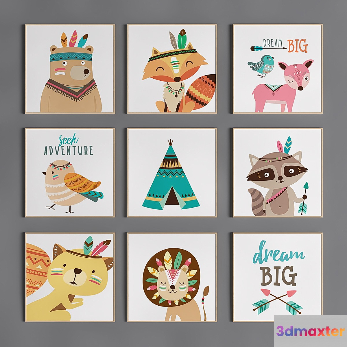 Kids Canvas Art Prints_12 - No.2 3D Max
